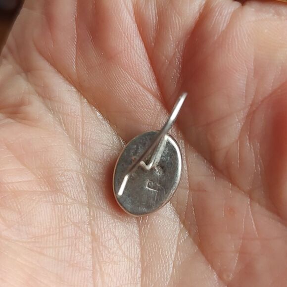 Turquoise Sterling Silver Mod Ring AND Dangle Earrings Size 8-8.5 Ring - Picture 12 of 15